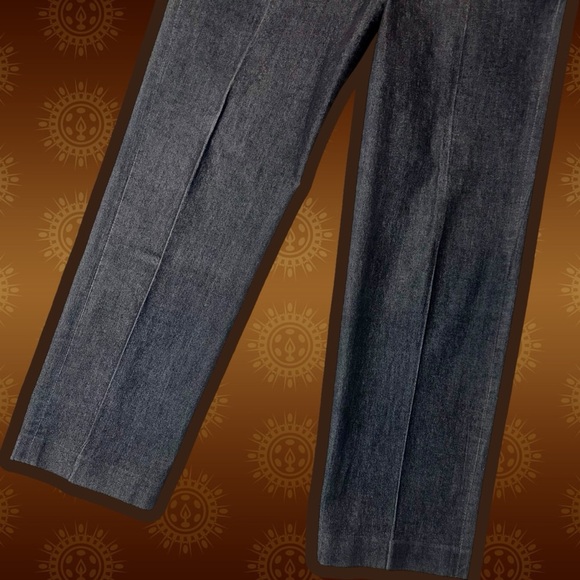 Sandro Sportswear Vintage Gray Wash Side Buckled Jeans with Center Pleats Sz 12 - Picture 8 of 13